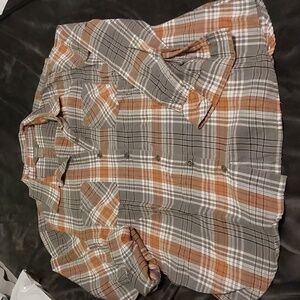 Flannel button down